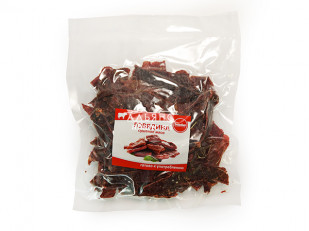 Каталог продукции: Говядина вяленая (строганина)