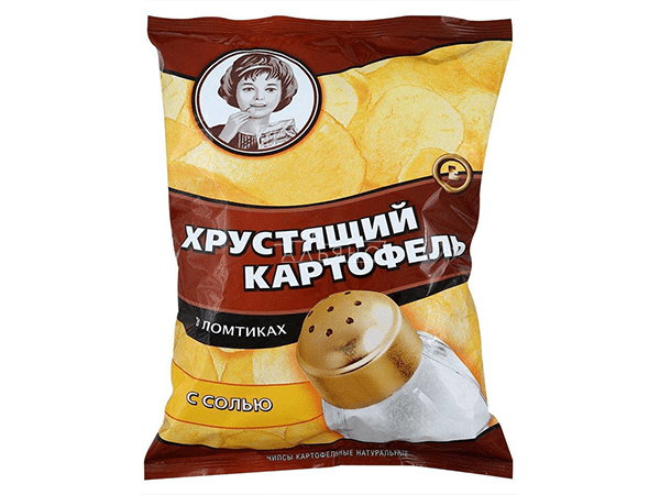 Картофельные чипсы "Девочка" 160 гр. в Зябликово
