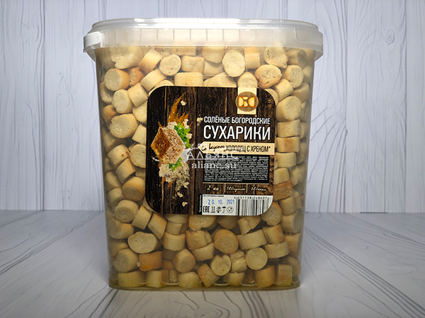 Сухарики с холодцом и хреном в Зябликово