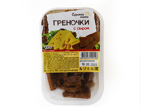 Сурские гренки со вкусом Сыра (100 гр) в Зябликово