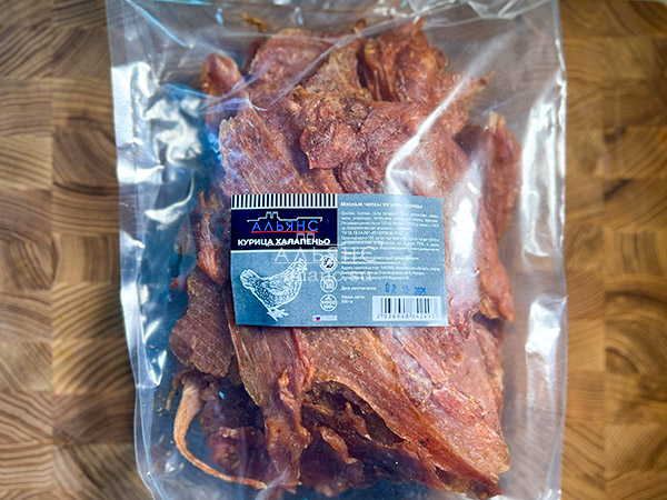 Мясо (АЛЬЯНС) вяленое курица 500гр "С халапеньо" в Зябликово