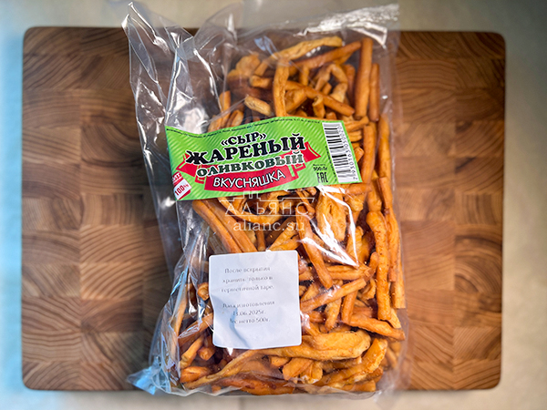 Жареный сыр "ВКУСНЯШКА" (Оливковый) 500гр. в Зябликово