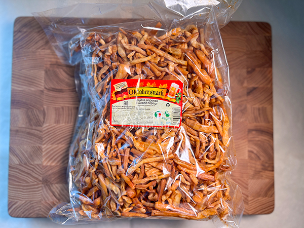 Нитка ЖАРЕНАЯ "Тайский перец" Oktobersnack 1 кг (сырный продукт) в Зябликово