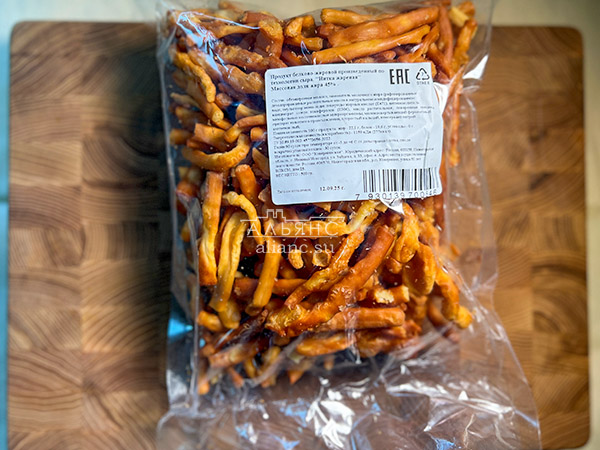 Нитка ЖАРЕНАЯ  Oktobersnack1 кг (сырный продукт) в Зябликово