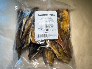 Ведро Ржаные гренки со вкусом шашлыка: Навага солено-сушеная (МИЛАРА)