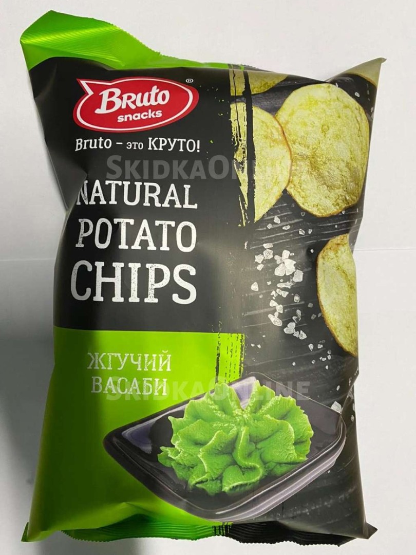 Картофель «Бруто» со вкусом васаби 130 гр. в Зябликово
