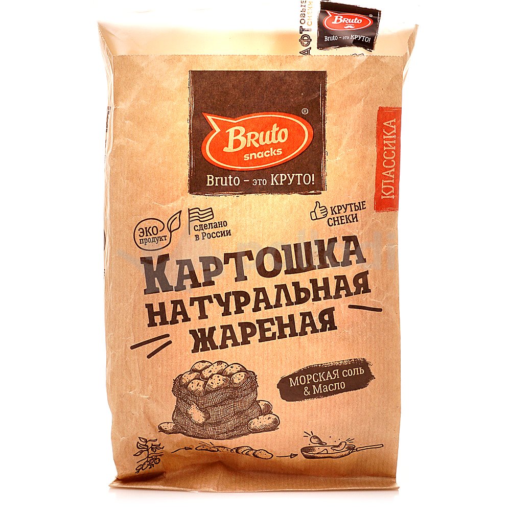 Картофель «Бруто» с солью 70 гр. в Зябликово