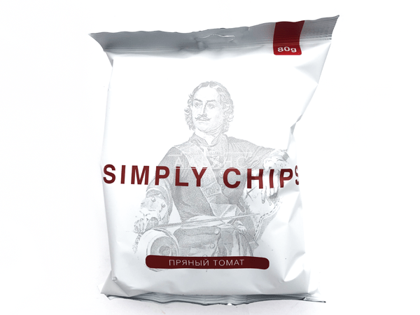Картофельные чипсы "Simple chips" Пряный томат 80 гр. в Зябликово