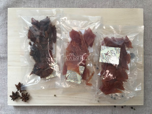 Японские снеки и крекеры: Рыцарское мясо индейка